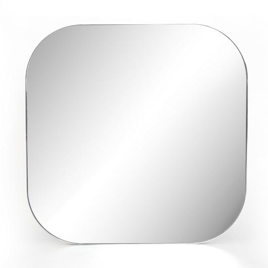 Bellvue Square Mirror-Shiny Steel by FOUR HANDS