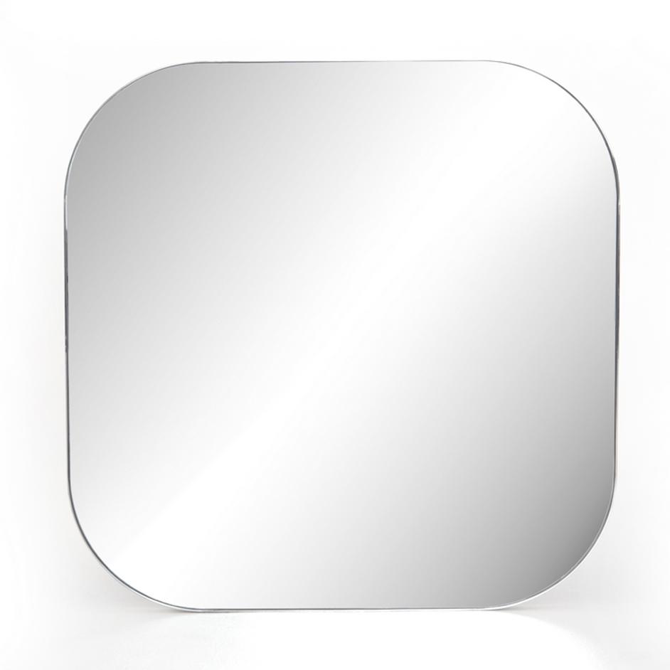 Bellvue Square Mirror-Shiny Steel by FOUR HANDS