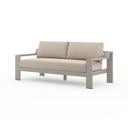 Monterey Outdoor Sofa In 74" In Grey/Faye Sand by FOUR HANDS
