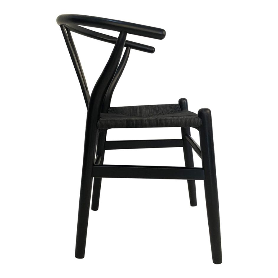 VENTANA DINING CHAIR BLACK by Moes Home