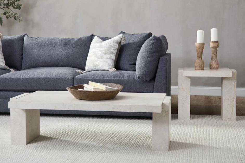 Rizza Marble Rectangle Coffee Table by Classic Home