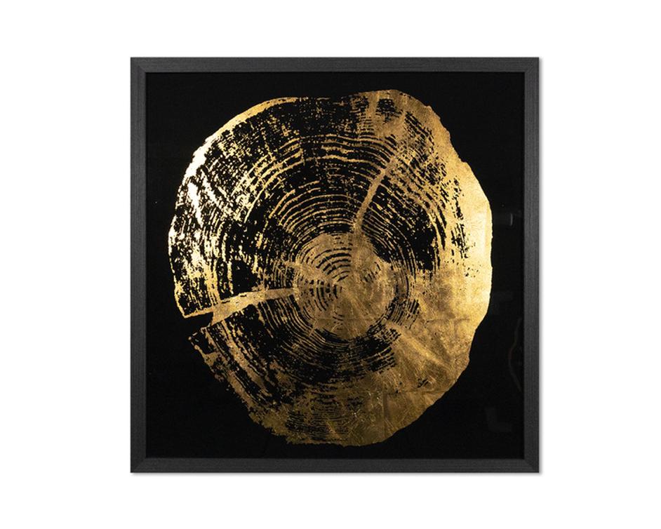 TIME LINES (SET OF 4) - 30" X 30" - CHARCOAL FRAME by Sunpan