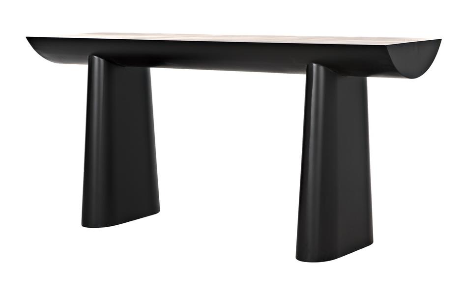 Winston Console, Black Metal by Noir Furniture