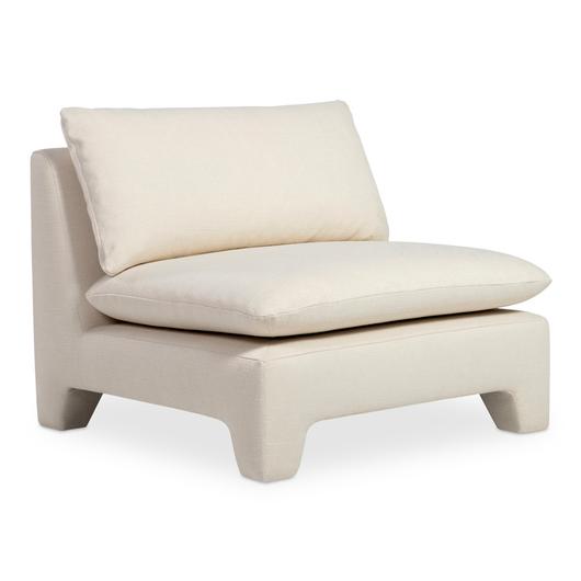 Estelle Lounge Chair Cream by Moes Home