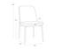 ZEKE DINING CHAIR - BLACK - BERGEN MARMALADE by Sunpan