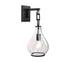 Tear Drop Hanging Wall Sconce, Clear Glass and Bronze by Jamie Young