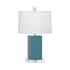 Steel Blue Harvey Accent Lamp by Robert Abbey