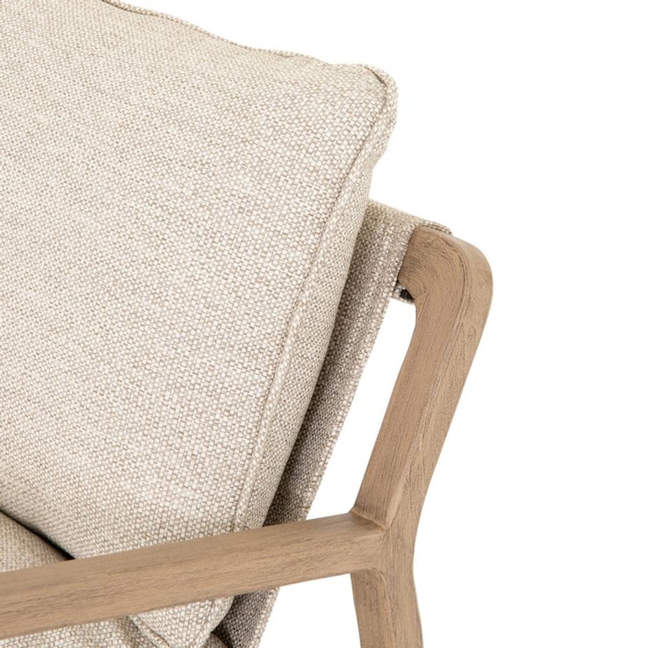 Lane Outdoor Chair In Washed Brown by FOUR HANDS