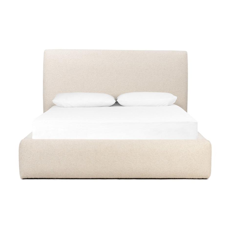 Quincy King Bed - Lisbon Cream by Four Hands
