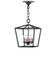 Denison Black Small Lantern In Molé Black by Currey & Company