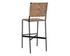 OMARI BARSTOOL - SUEDE LIGHT TAN LEATHER by Sunpan