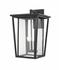 Seoul 3 Light Outdoor Wall Sconce in Black Finish by Z-Lite