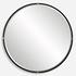 Bonded Round Black Mirror by Uttermost