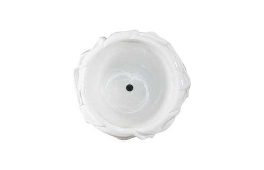 Drape Planter, Gel Coat White by Phillips Collection