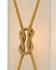 Ariadne Large Wall Sconce In Contemporary Gold Leaf by Currey & Company