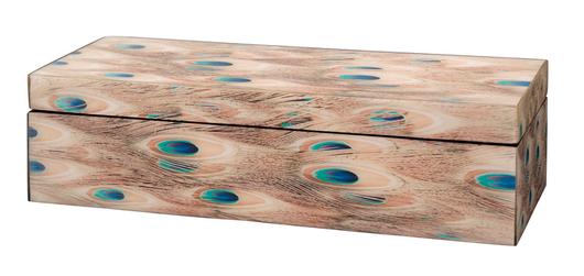 Plume Peacock Decorative Box by Jamie Young