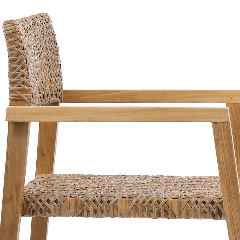 Como Outdoor Dining Chair Set of 2 by Curated Collections