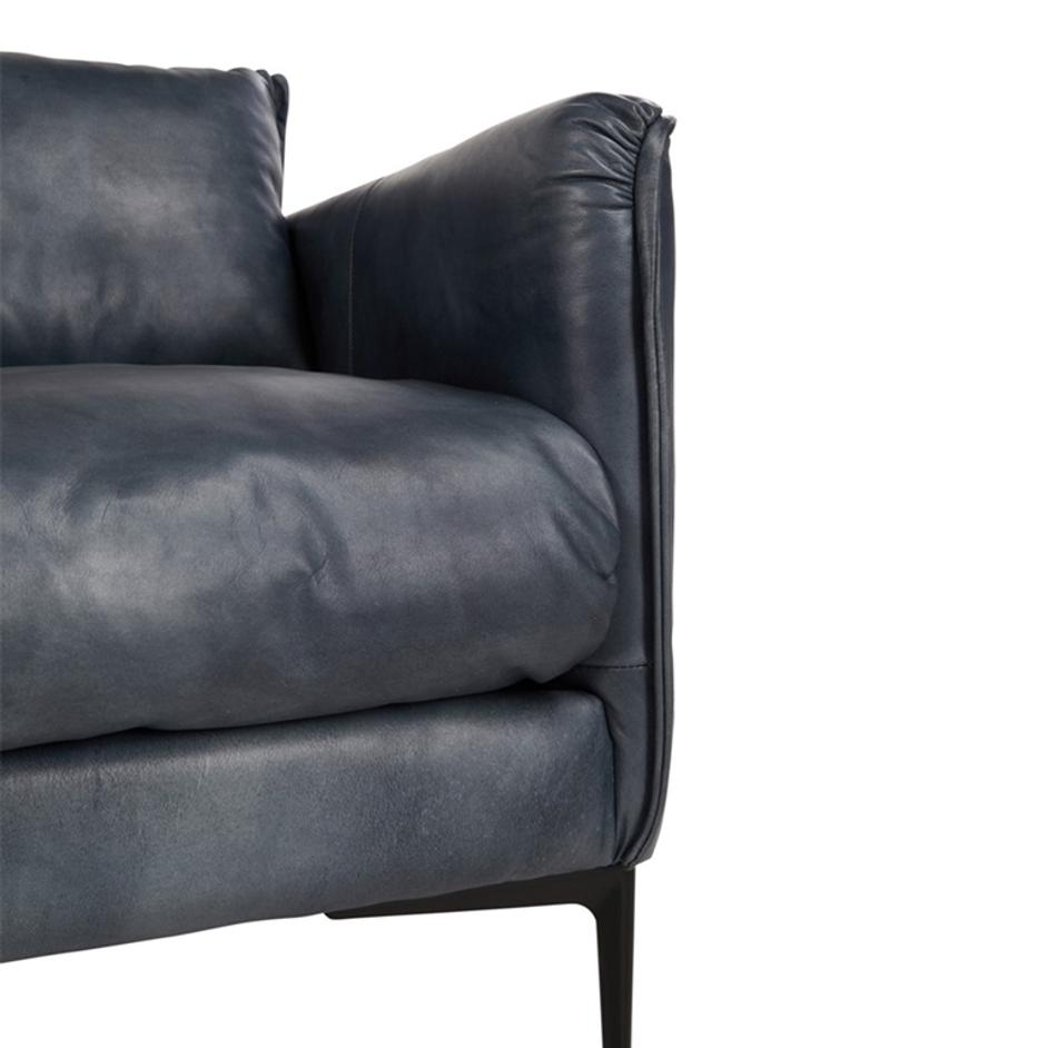 Abigail Club Chair Blue by Classic Home