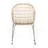 Bandera Dining Chair W/ Cushion In White by FOUR HANDS