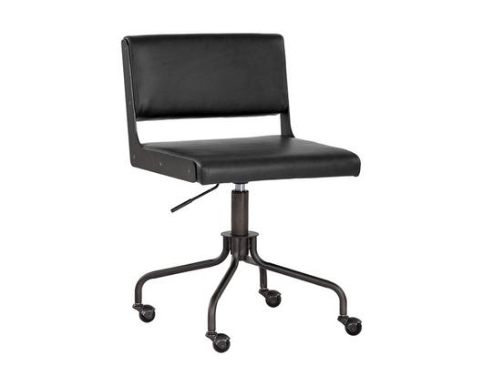 Davis Office Chair - Black - Black by Sunpan