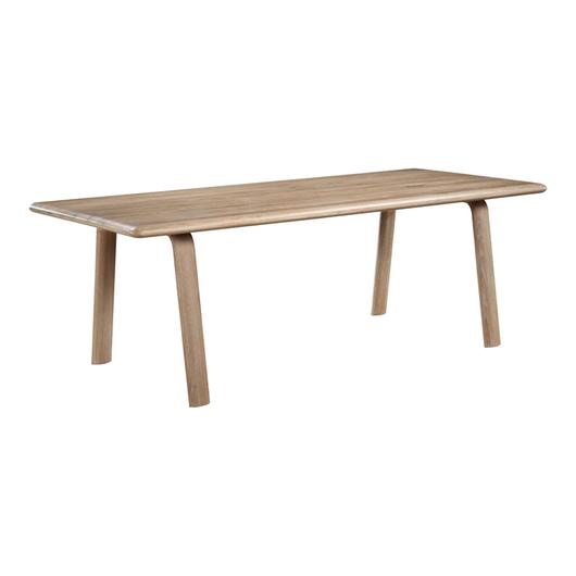 MALIBU DINING TABLE WHITE OAK by Moes Home