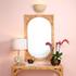 Primrose Rattan Wall Mirror by Jamie Young