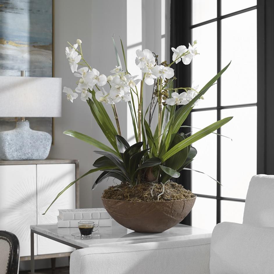 Moth Orchid Planter by Uttermost