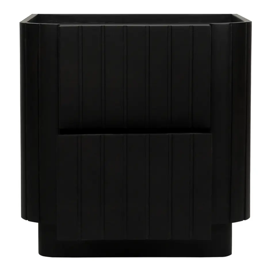 Povera Nightstand Black by Moes Home