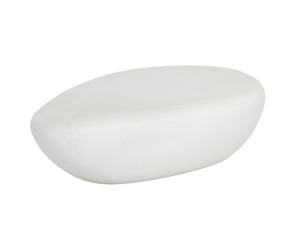 CORVO COFFEE TABLE - LARGE - WHITE by Sunpan