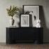Giovani Media Console In Black Marble by FOUR HANDS