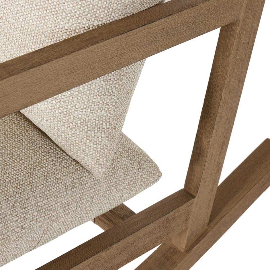 Aiken Outdoor Rocking Chair In Faye Sand by FOUR HANDS