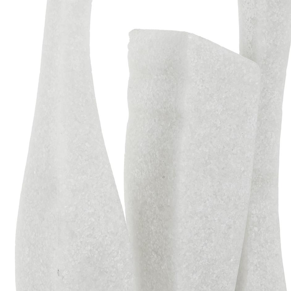 Gale White Marble Sculpture by Uttermost