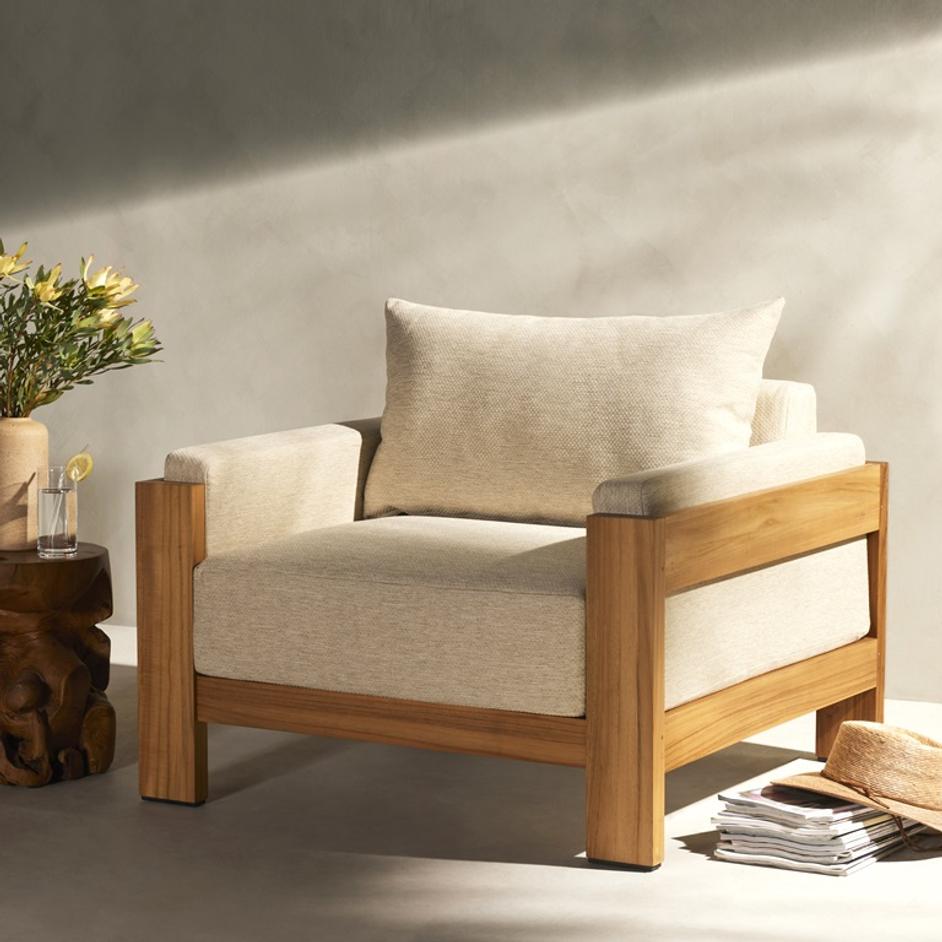 Chapman Outdoor Chair In Casa Cream by FOUR HANDS