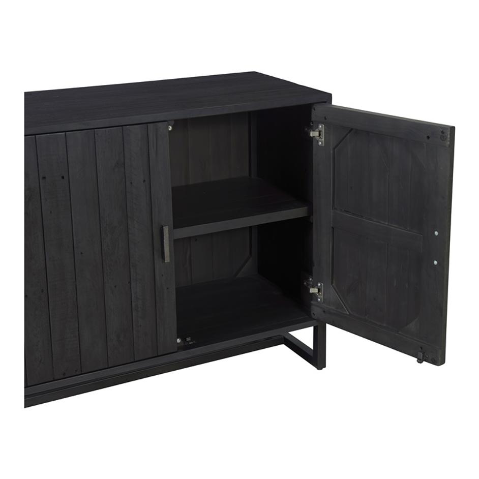SIERRA 2 DOOR CABINET BLACK by Moes Home