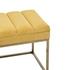Darius Fabric Bench In Montello Yellow by New Pacific Direct
