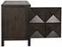 Quadrant Ebony Walnut 2-Door Sideboard by Noir Furniture