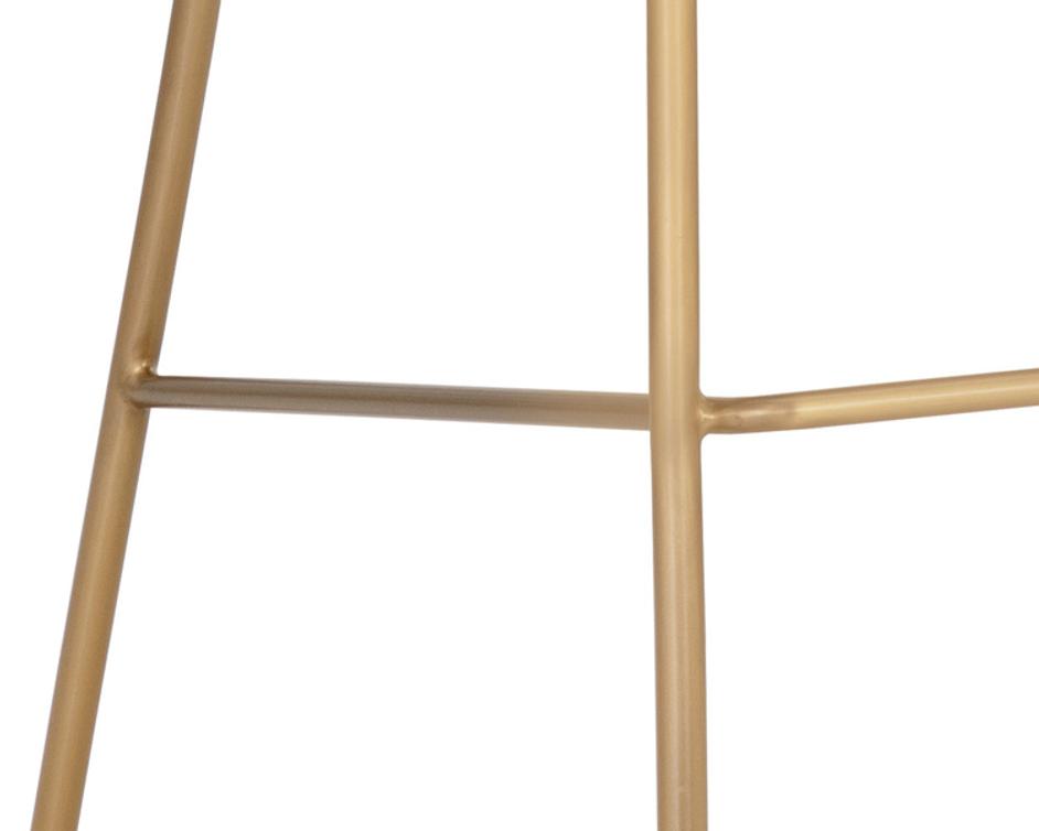 BRINLEY BARSTOOL - GOLD - NIGHTFALL BLACK / CHACHA GREY by Sunpan