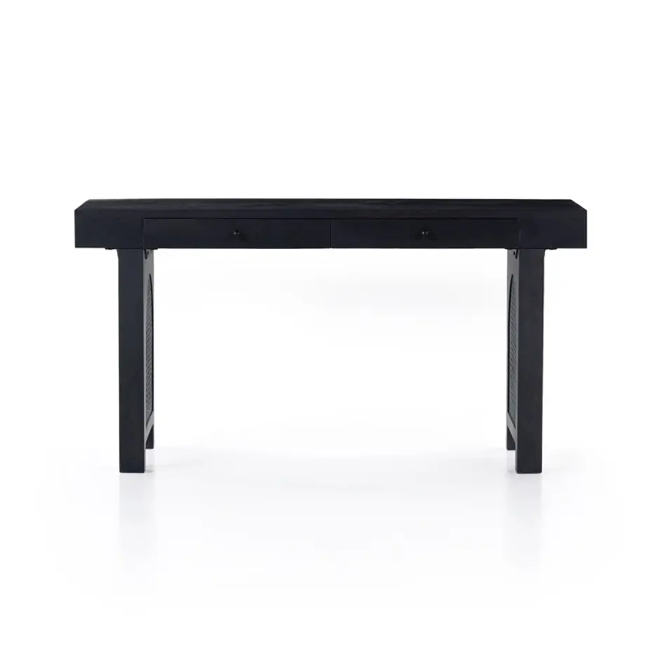 Tilda Desk In Black Wash Mango by FOUR HANDS