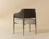 TOVA DINING ARMCHAIR - DILLON CREAM / BRAVO ASH by Sunpan