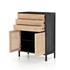 Sydney Tall Dresser in Black Wash by FOUR HANDS