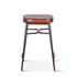 Wellington Backless Leather Counter Stool by Home Trends & Design