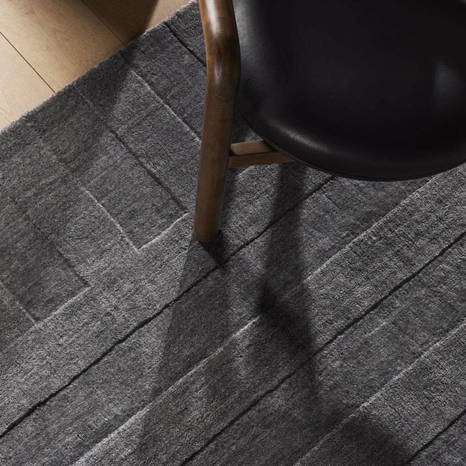 Ario Outdoor Rug In Shadowed Stripe In 8'X10' by FOUR HANDS