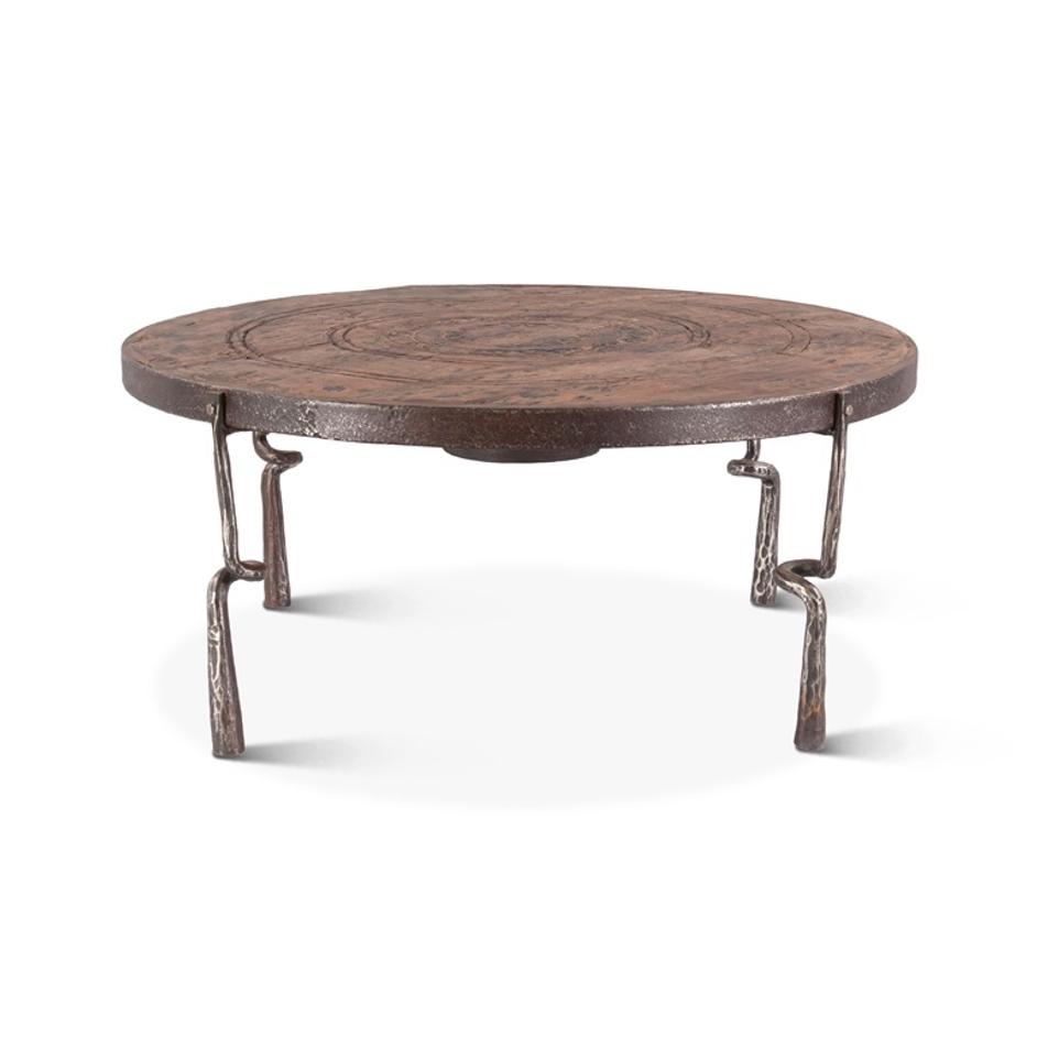 Eiffel 41" Hammered Leg Coffee Table by Home Trends & Design