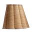 Scalloped 1-Light Wall Sconce, Raffia by Jamie Young