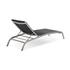 Renae Mesh Chaise Outdoor Patio Aluminum Lounge Chair In Black by Modway Furniture