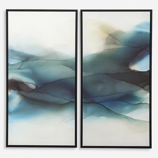 September Desert Modern Watercolor Art Set/2 by Uttermost