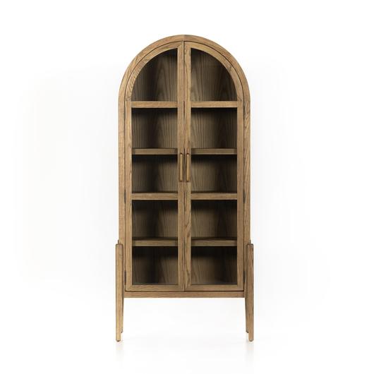 Tolle Cabinet In Drifted Oak Solid by FOUR HANDS