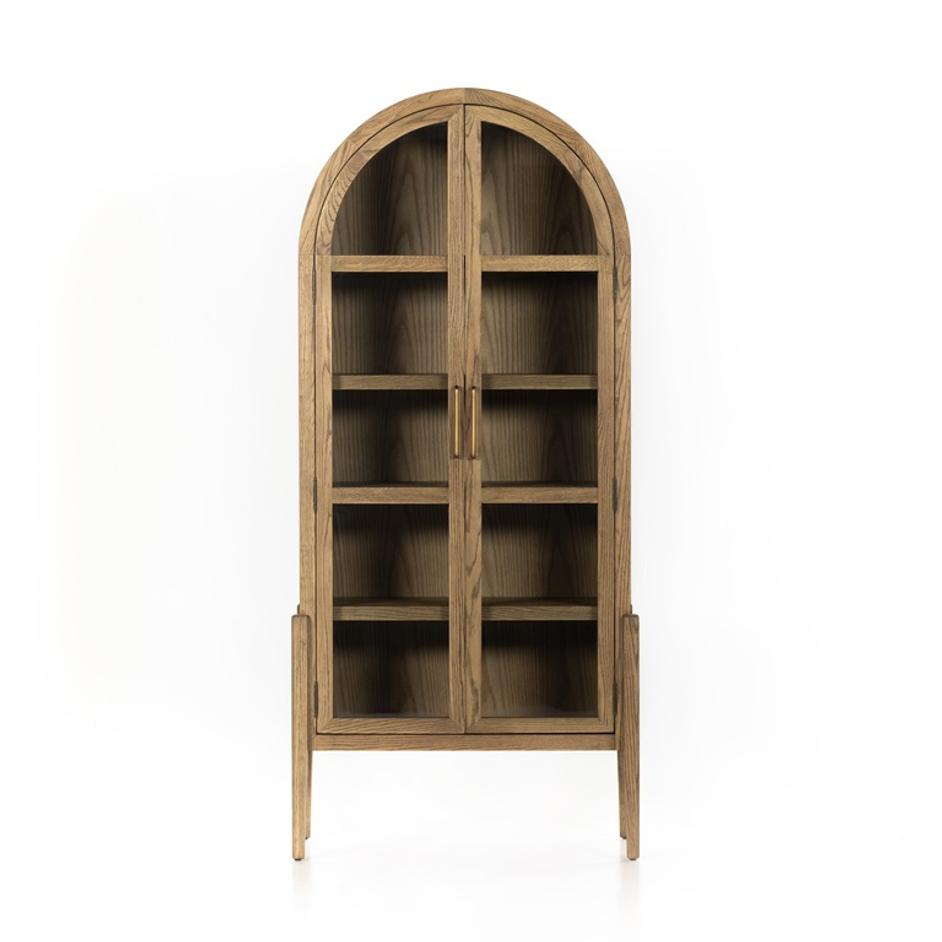 Tolle Cabinet In Drifted Oak Solid by FOUR HANDS