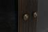 Noho Hutch in Mahogany, Hand-Rubbed Black with Light Brown Accents by Noir Furniture