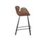 Waldo Counter Stool - November Grey / Cinnamon Brown by Sunpan